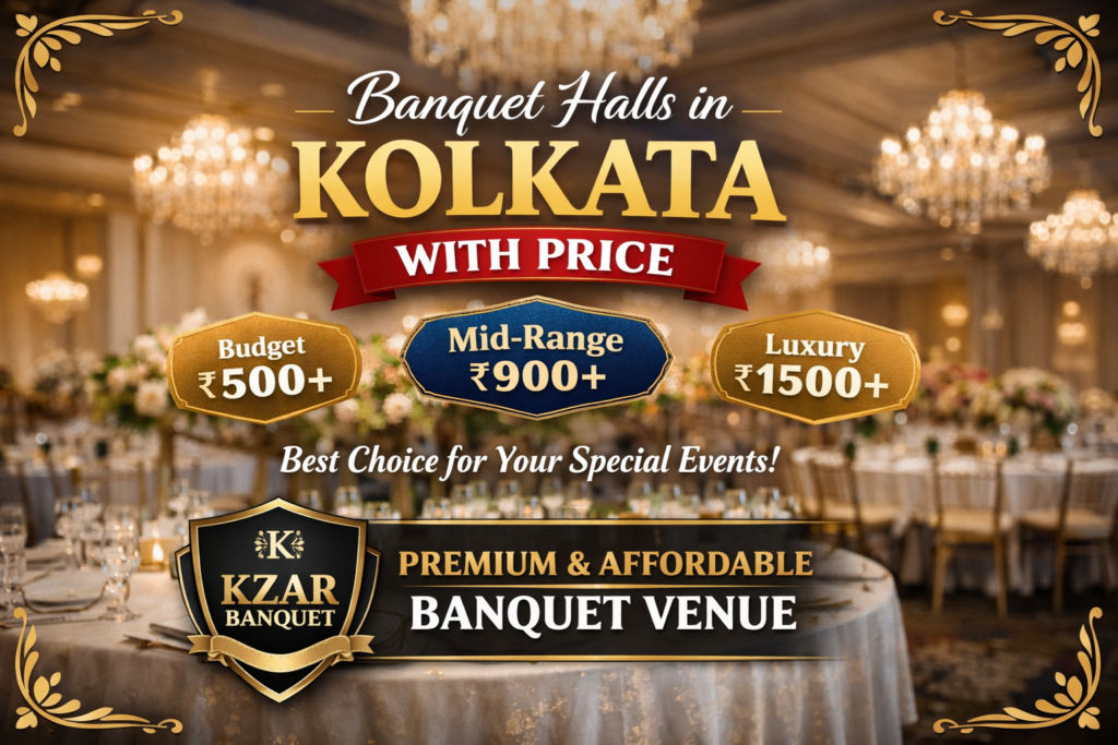 banquet halls in kolkata with price