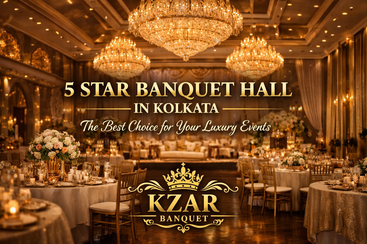 5 star banquet hall in Kolkata